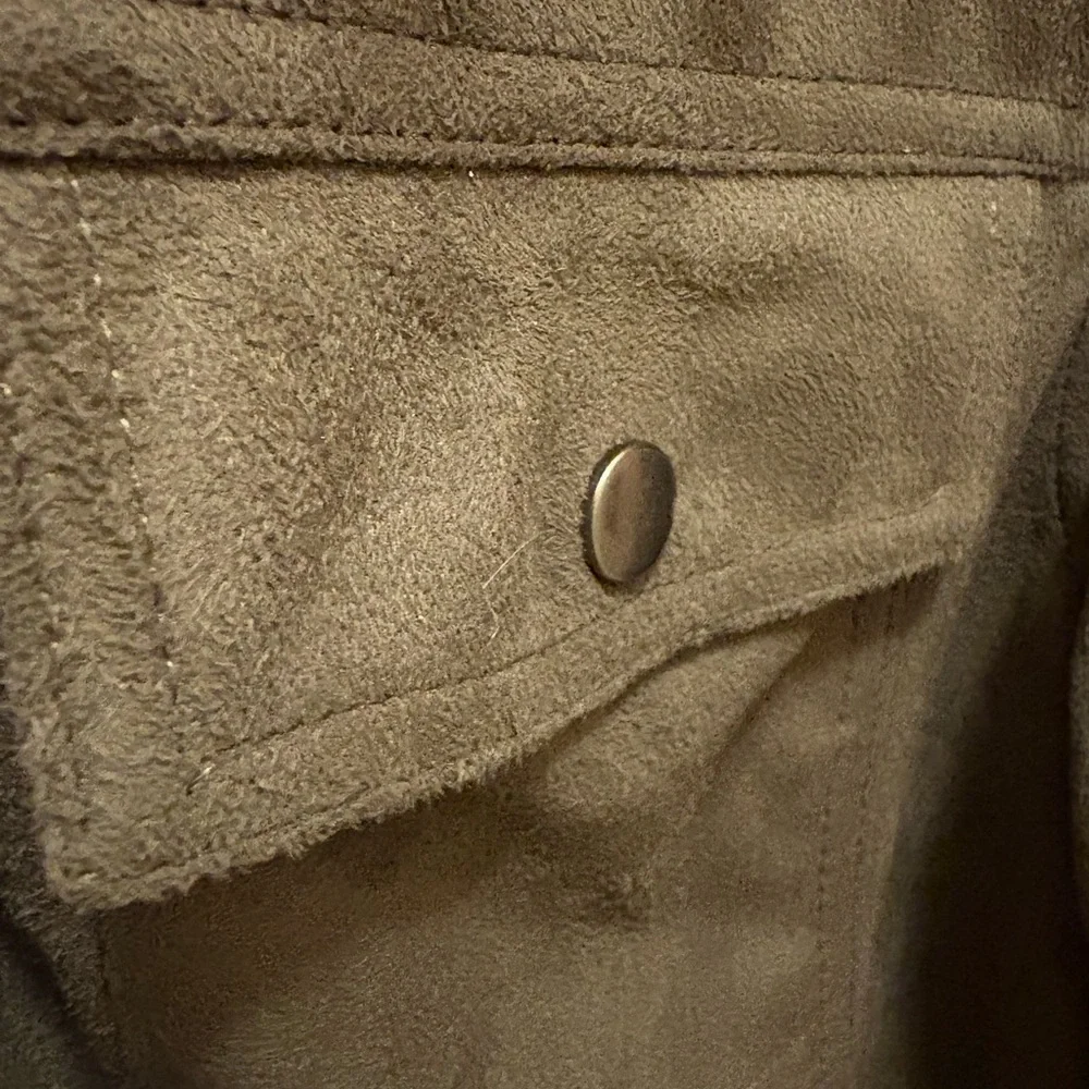 CXL by Christian Lacroix Men’s Faux Suede Brown Snap-Front Jacket Size Large NWT - Picture 9 of 14